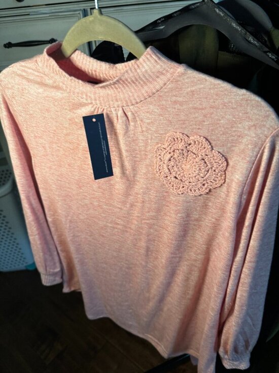 Adrienne Vittadini Sweaters - Adrienne Vittadini Pink Sweater (NWT, XL)